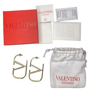 VALENTINO VLOGO SIGNATURE METAL EARRINGS